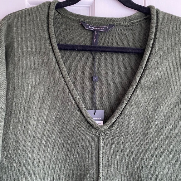 NWT | BCBG Max Azria Olive Sweater | M - Picture 5 of 9